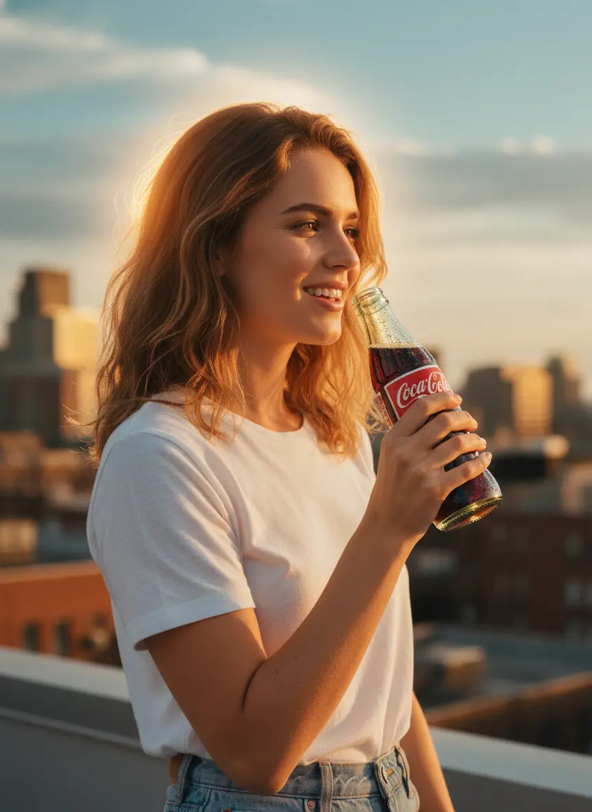 AI transformed product lifestyle shot
