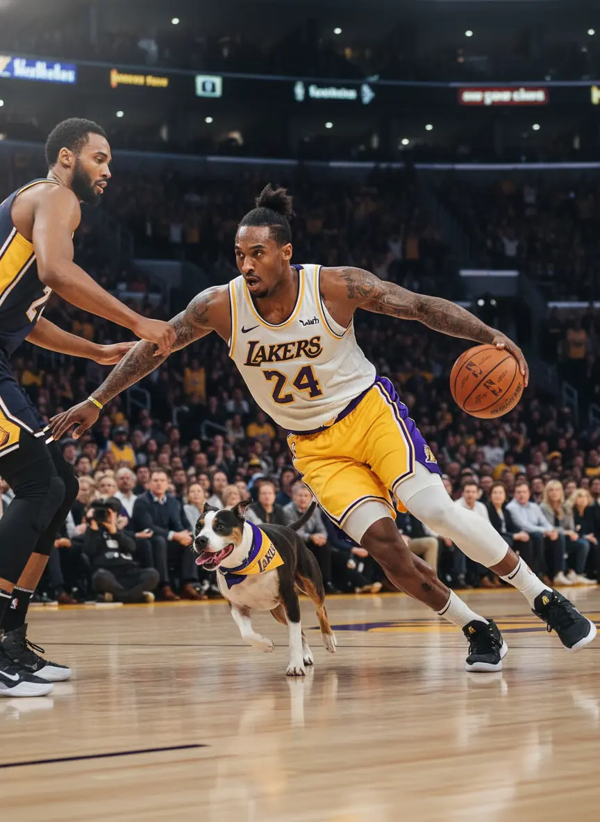 AI transformed sports action scene