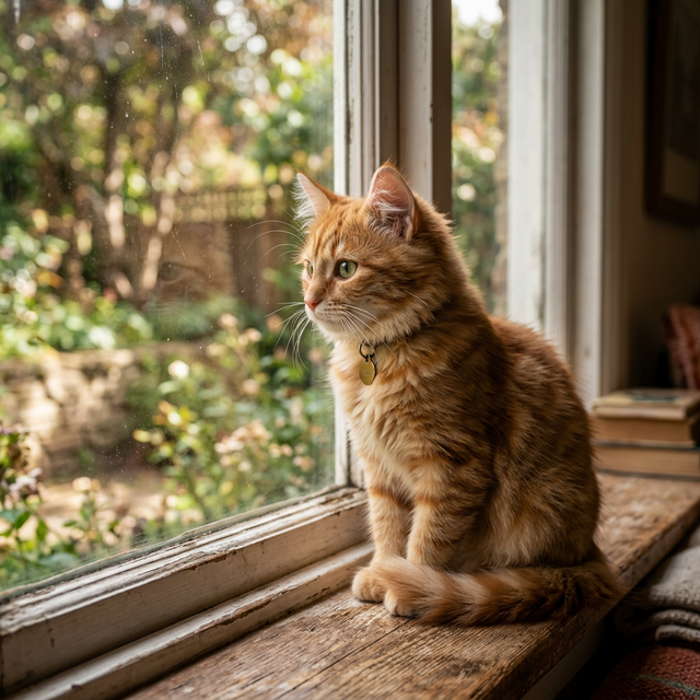 Picture to video AI example - cat animation